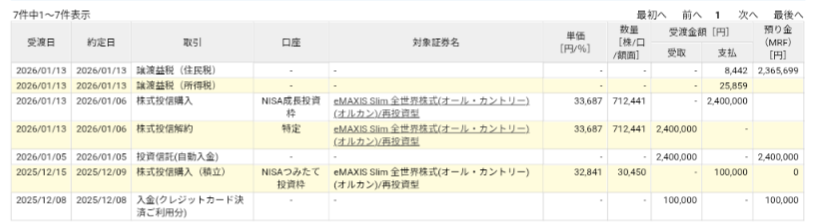 取引履歴スクショ